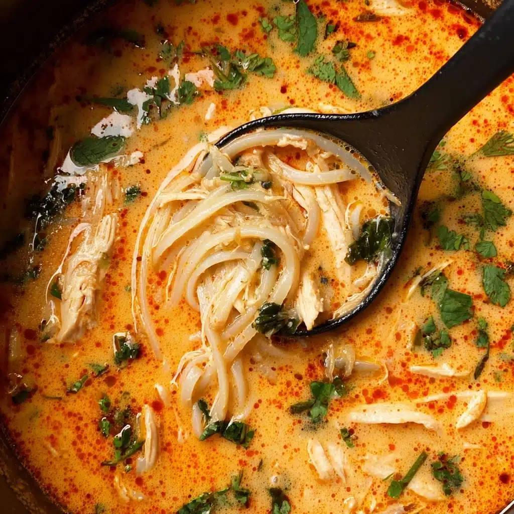 Easy Thai Chicken Curry Soup Recipe - Recipe Image