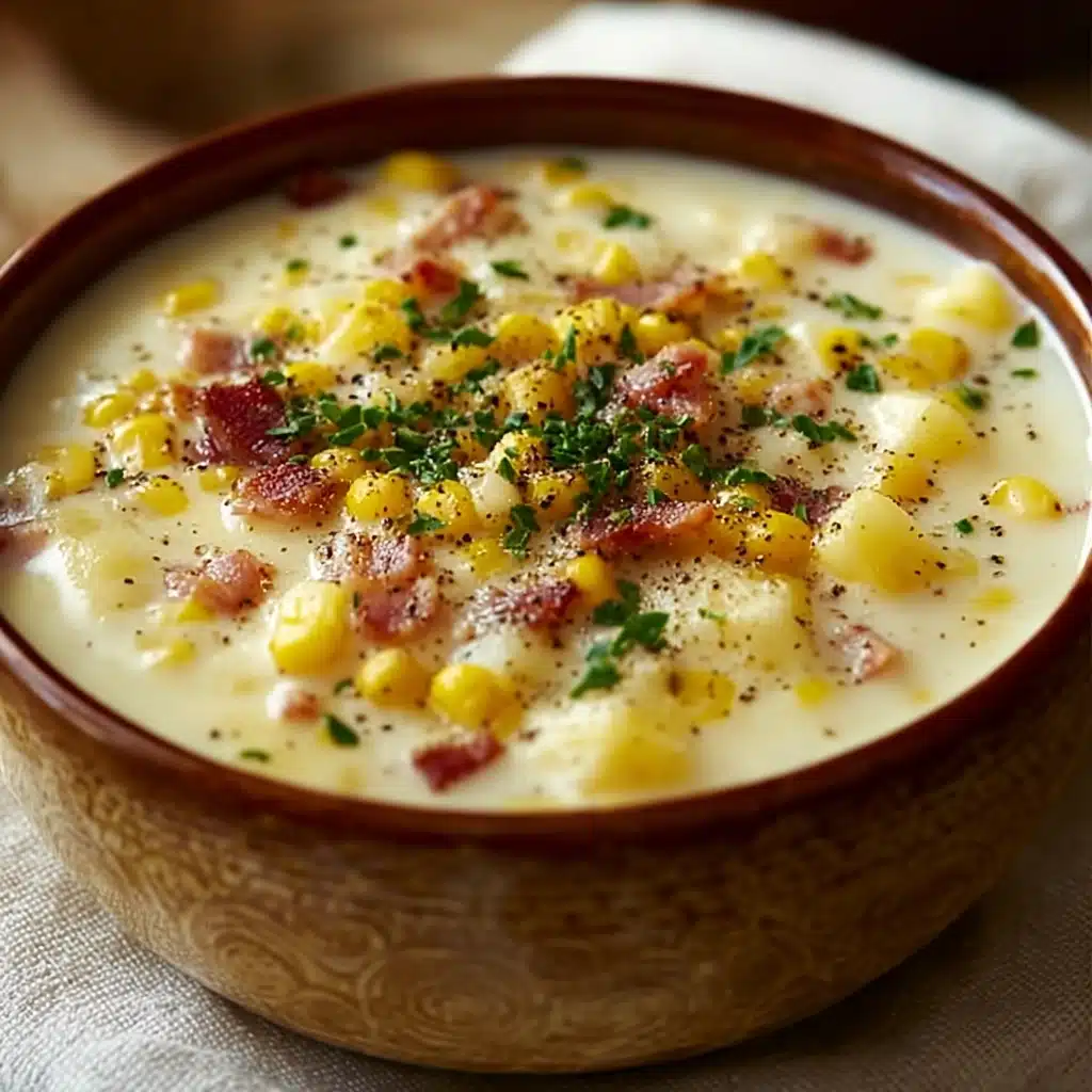 Slow Cooker Amish Corn Chowder Recipe - Recipe Image