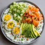Cottage Cheese Salad With Smoked Salmon & Avocado Recipe