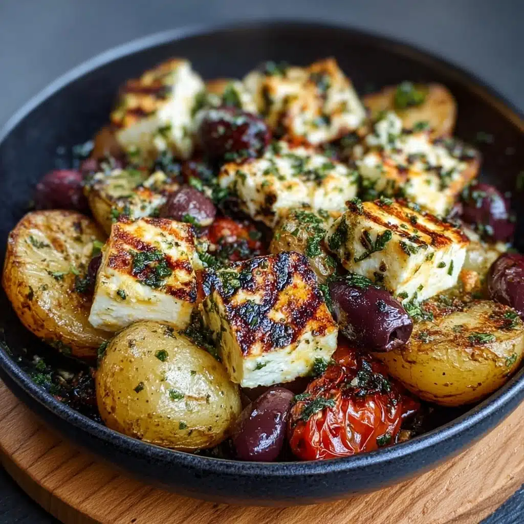 Healthy Baked Feta Potatoes Recipe - Recipe Image