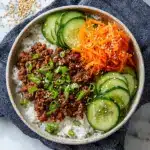 Quick & Easy Korean Ground Beef Bowl Recipe