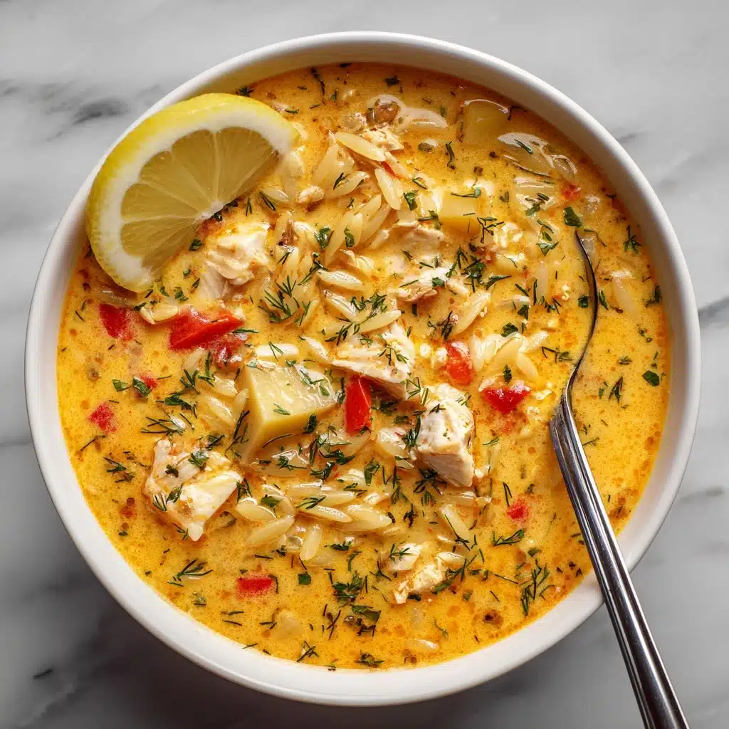 Lemon Chicken Orzo Soup Recipe - Recipe Image
