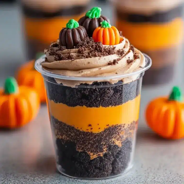 Irresistible Pumpkin Patch Dirt Cups Recipe