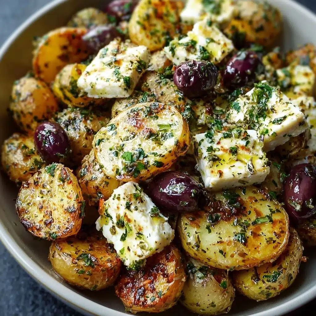 Healthy Baked Feta Potatoes Recipe - Recipe Image