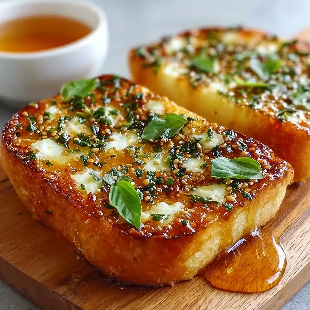 Hot Honey Garlic Bread Pizza Recipe - Recipe Image