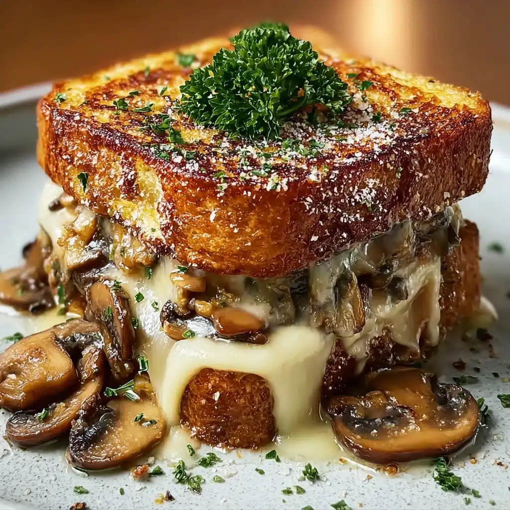 Swiss Mushroom Melt Sandwich Recipe - Recipe Image