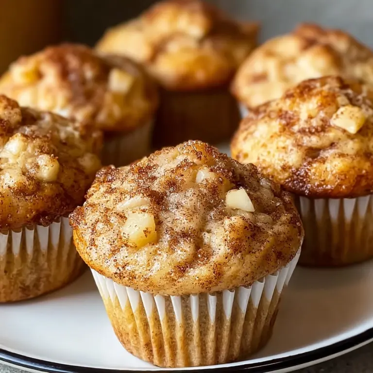Apple Cinnamon Greek Yogurt Muffins Recipe