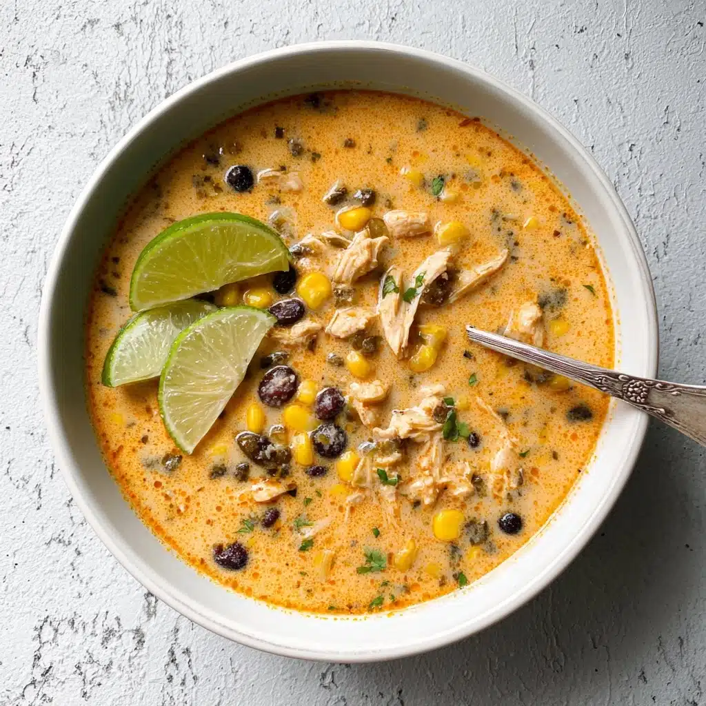 Easy Chicken, Poblano, and Black Bean Soup Recipe - Recipe Image