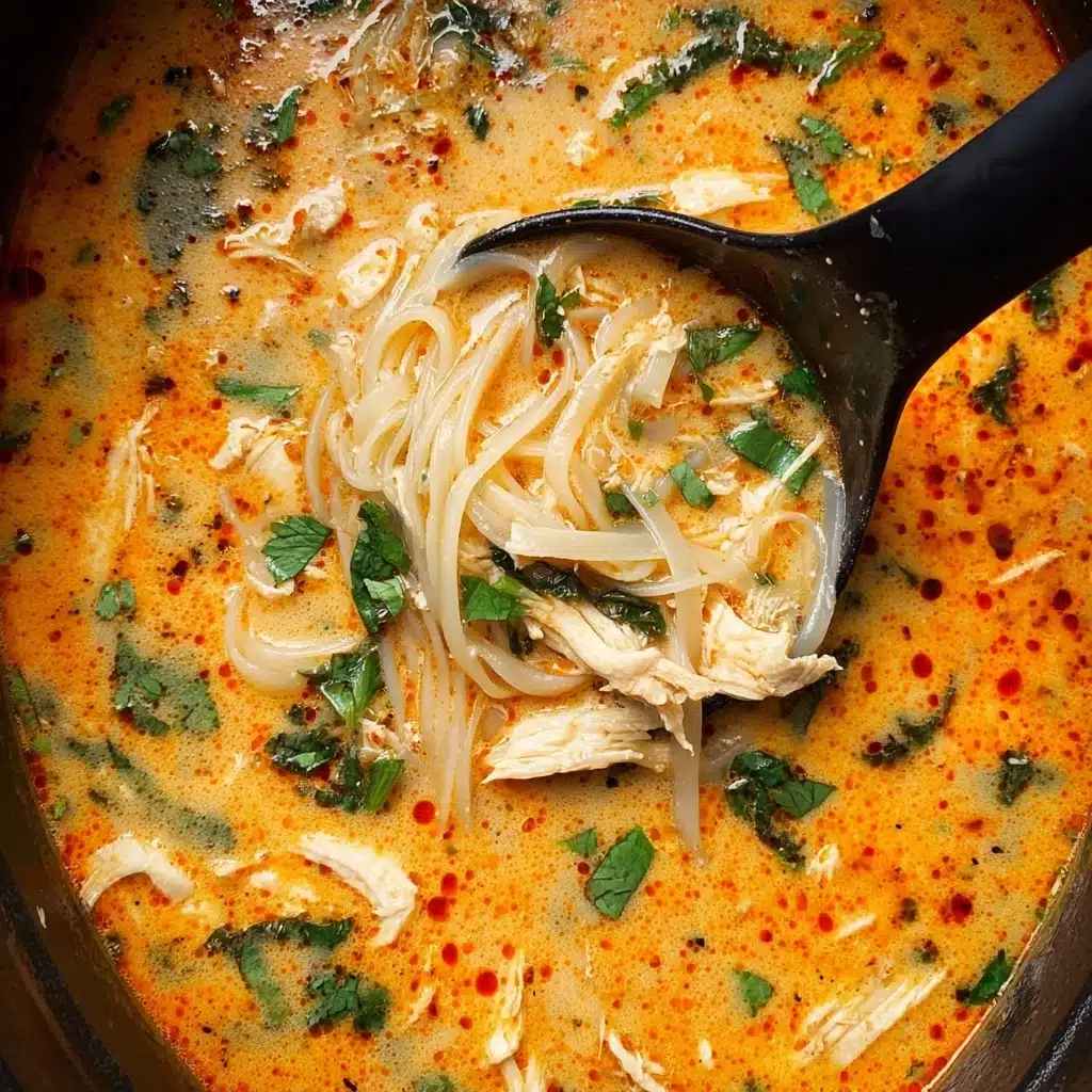 Easy Thai Chicken Curry Soup Recipe - Recipe Image