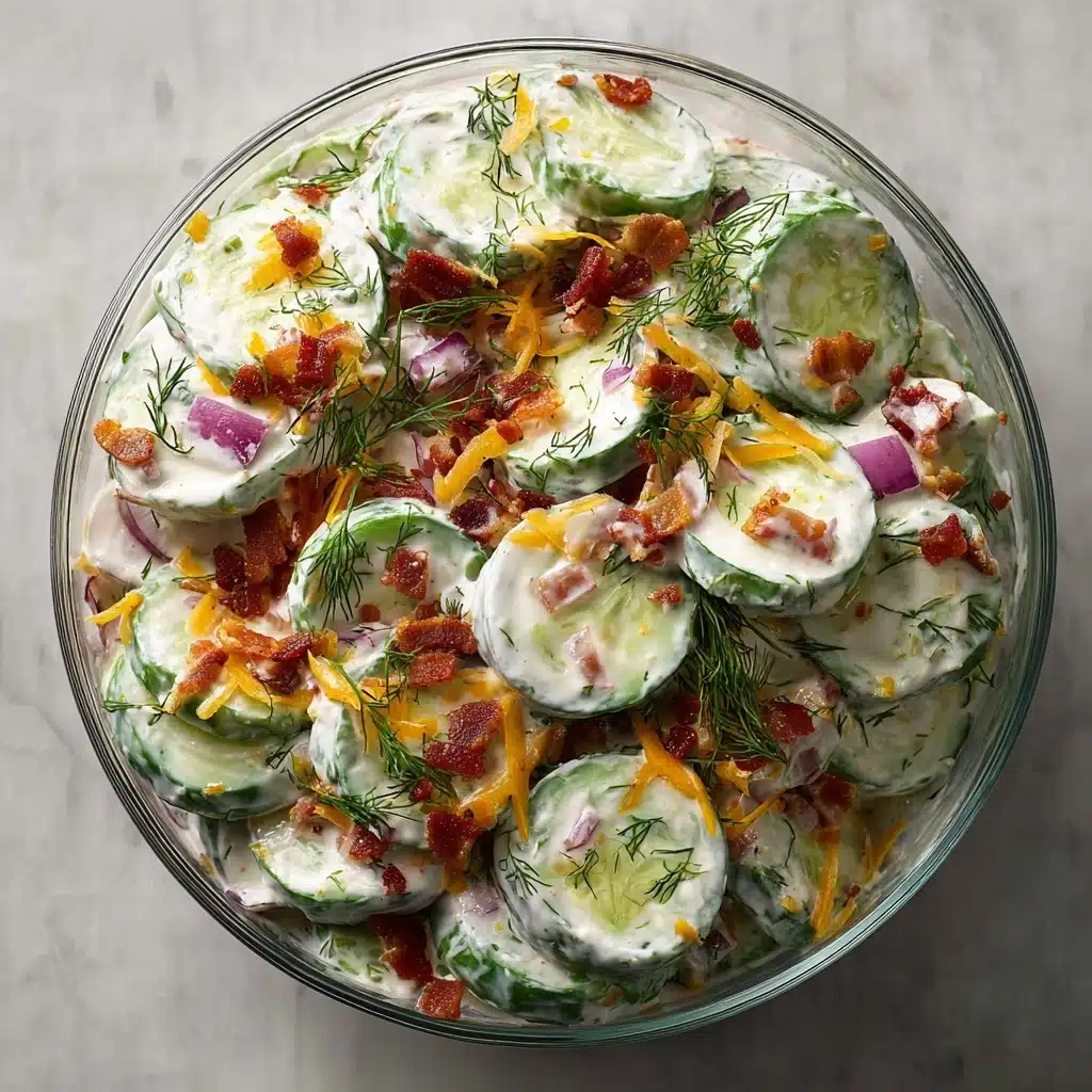 Classic Cucumber Ranch Crack Salad Recipe - Recipe Image