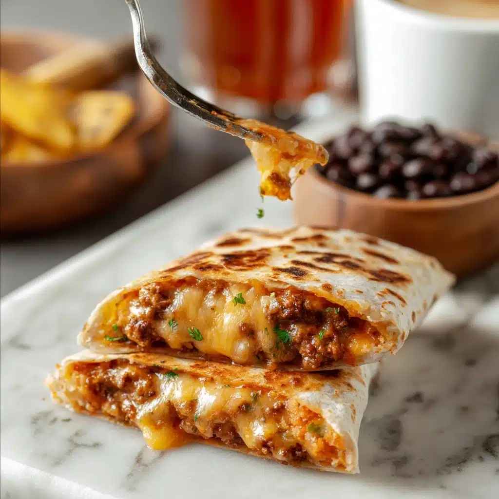 Easy Grilled Cheese Burrito Copycat Recipe - Recipe Image