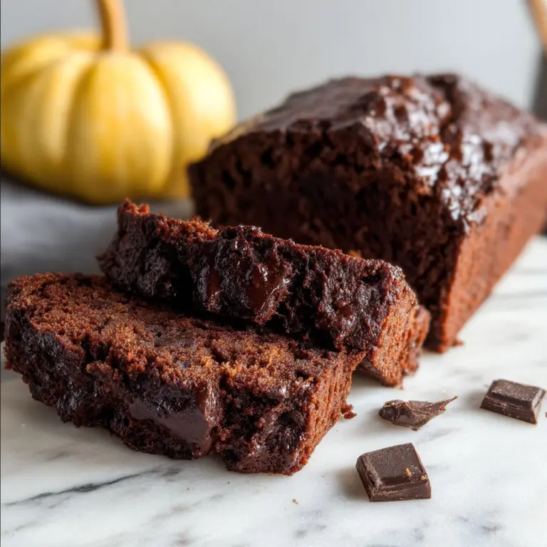 Moist Chocolate Pumpkin Bread Recipe