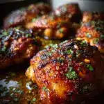 Honey Garlic Glazed Chicken Thighs Recipe