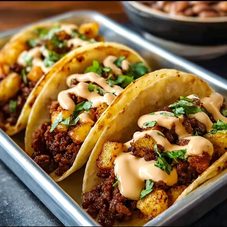 Garlic Butter Honey BBQ Chicken Tacos Recipe