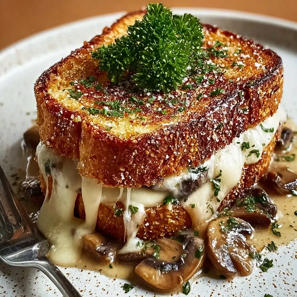 Swiss Mushroom Melt Sandwich Recipe - Recipe Image