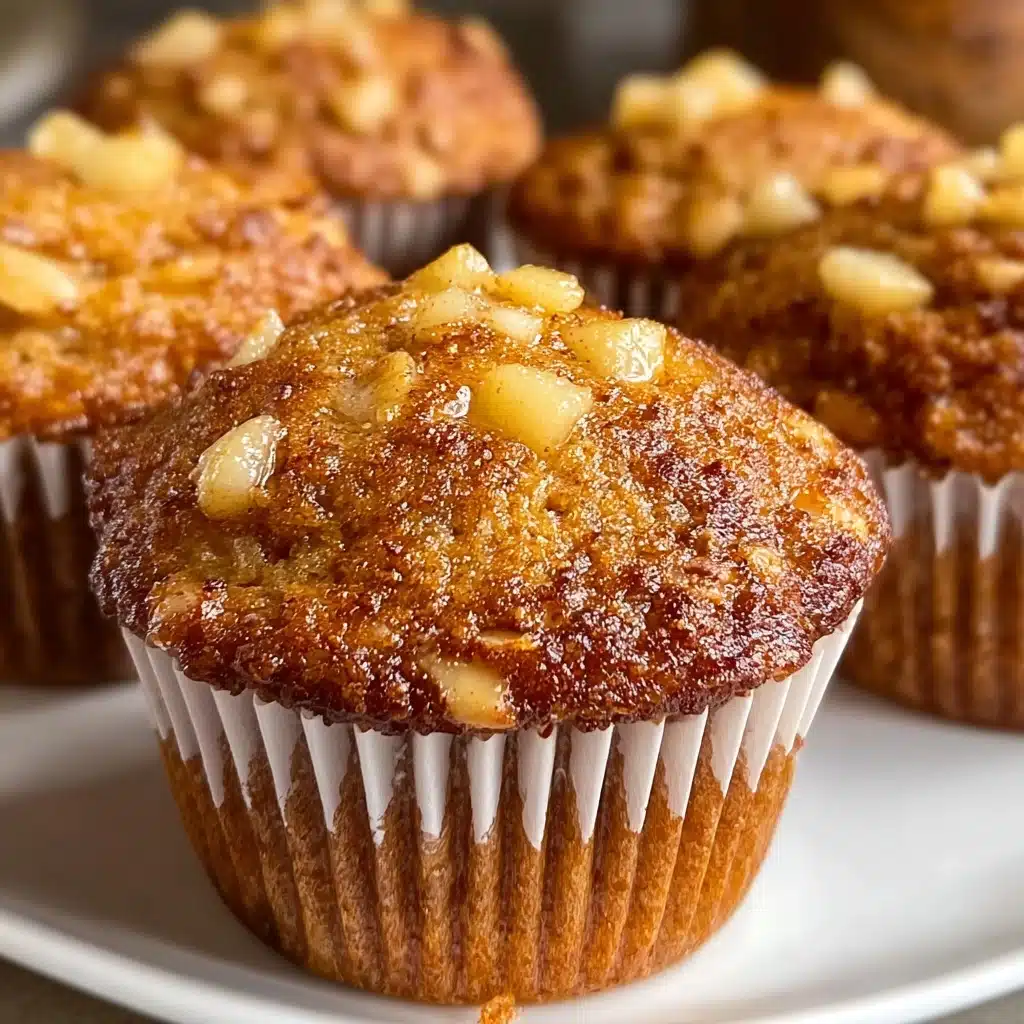 Apple Cinnamon Greek Yogurt Muffins Recipe - Recipe Image