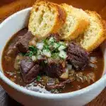 French Onion Beef Short Rib Soup Recipe