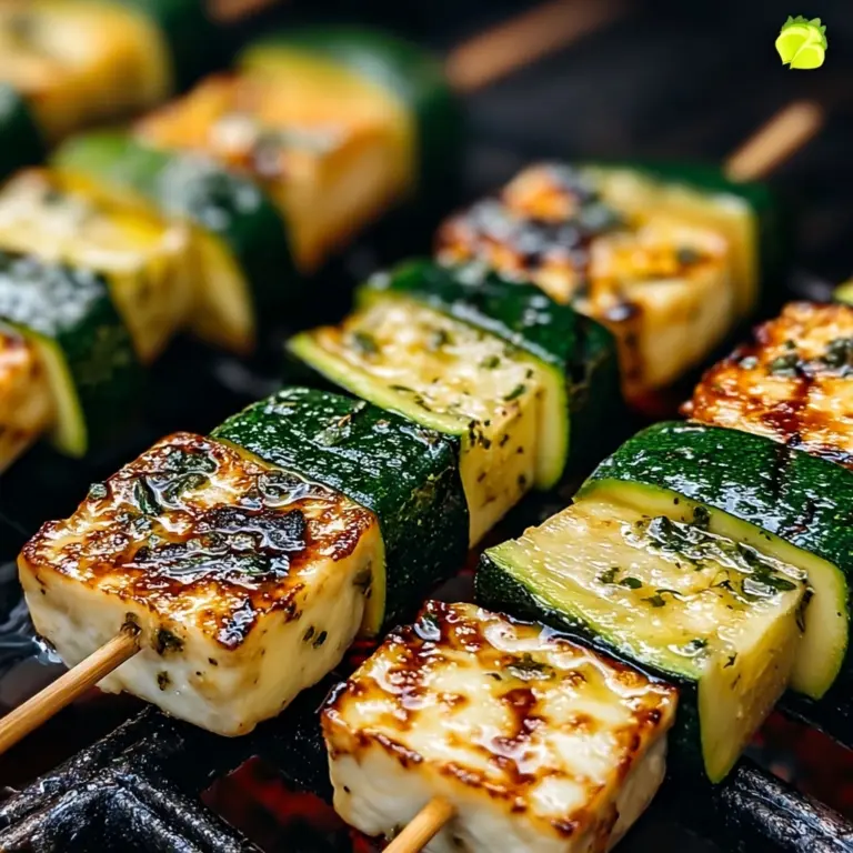 Garlic Butter Zucchini Skewers Recipe