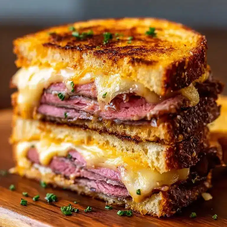 Roast Beef & Cheddar Melt Sandwich Recipe