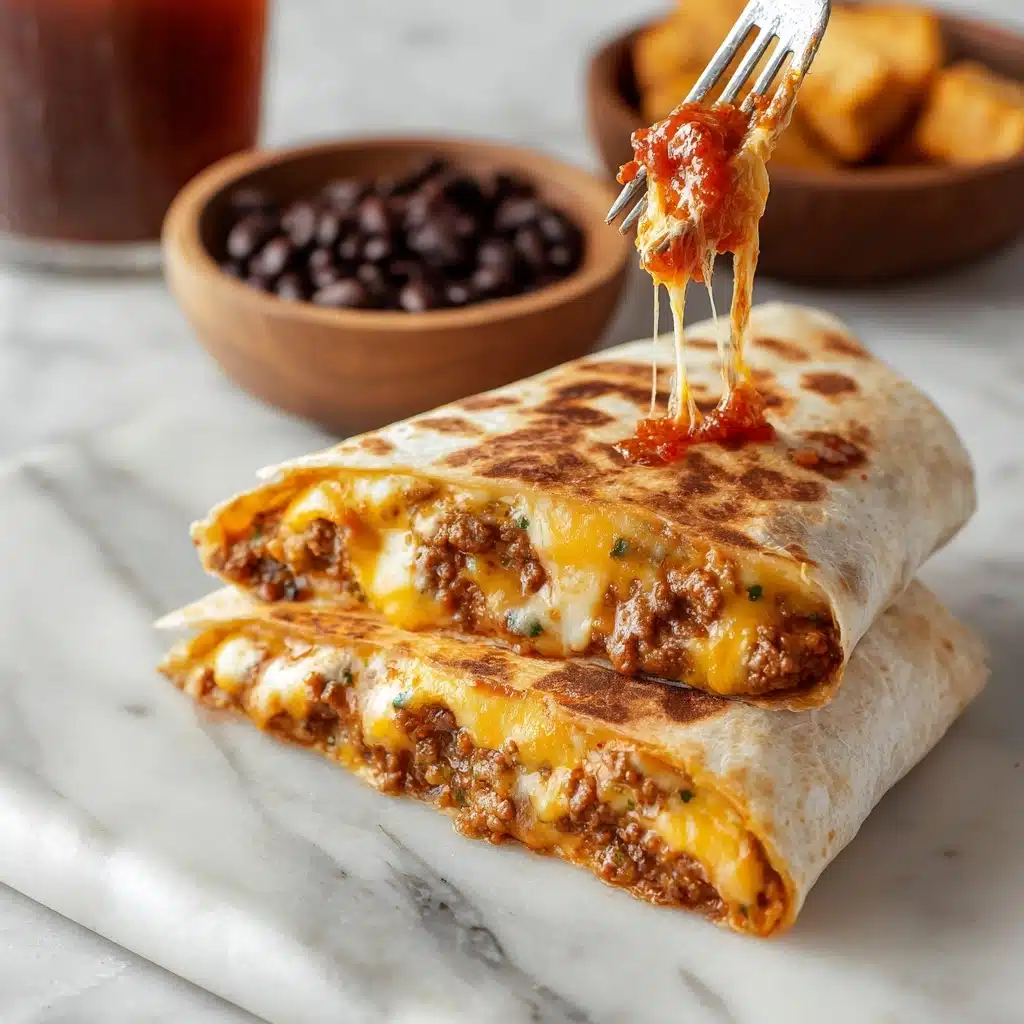 Easy Grilled Cheese Burrito Copycat Recipe - Recipe Image