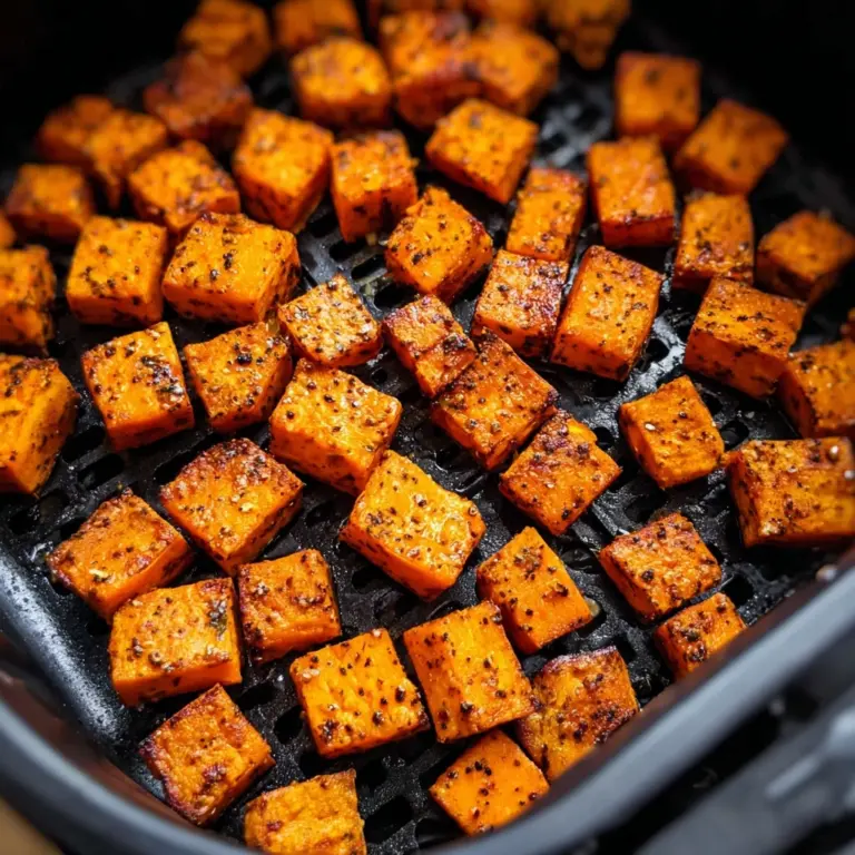 Air Fryer Sweet Potato Cubes Recipe