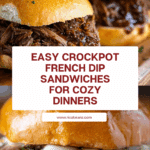 Crockpot French Dip Sandwiches Recipe