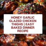 Honey Garlic Glazed Chicken Thighs Recipe