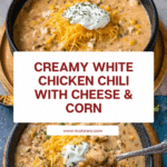 Creamy White Chicken Chili with Cream Cheese Recipe