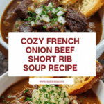 French Onion Beef Short Rib Soup Recipe