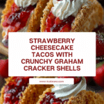 Strawberry Crunch Cheesecake Tacos Recipe