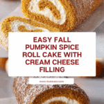 Fall Pumpkin Spice Roll Cake Recipe