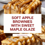 Apple Brownies Delight with Maple Glaze Recipe