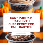 Irresistible Pumpkin Patch Dirt Cups Recipe