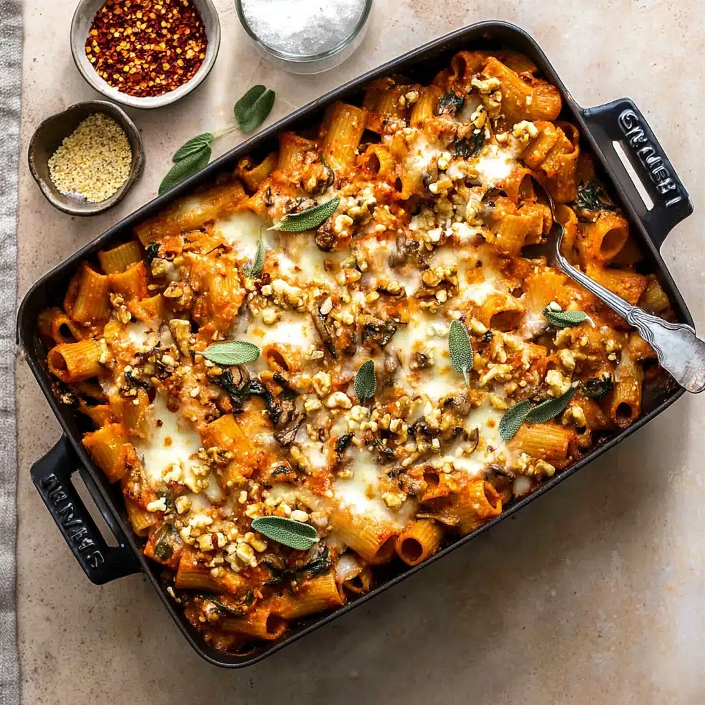 Pasta Bake with Pumpkin Tomato Sauce Recipe - Recipe Image