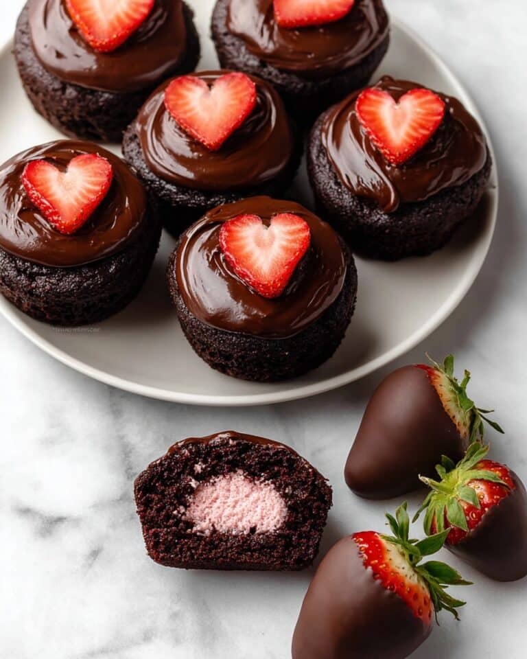 Chocolate Covered Strawberry Cupcakes Recipe