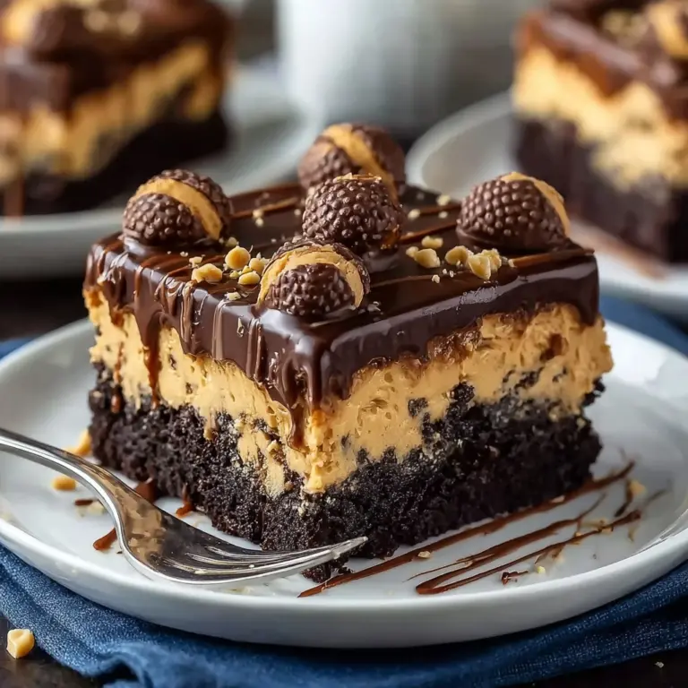 Reese’s Peanut Butter Earthquake Cake Recipe