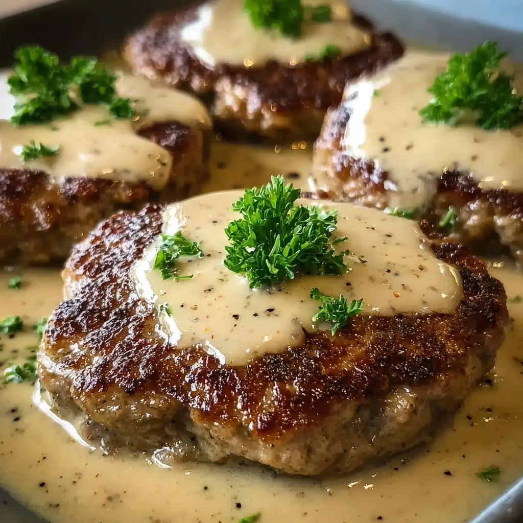 Amish Hamburger Steak Bake Recipe - Recipe Image