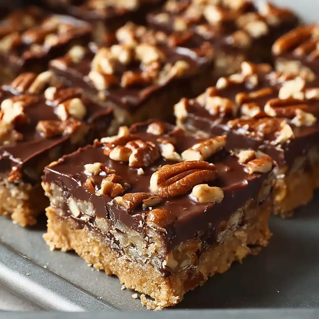 Decadent Turtle Bars Recipe - Recipe Image