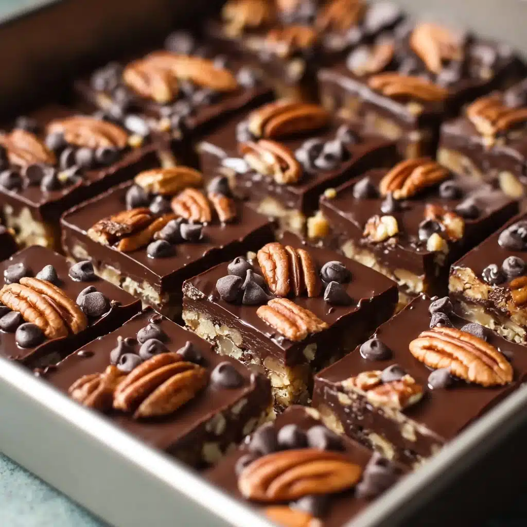 Decadent Turtle Bars Recipe - Recipe Image