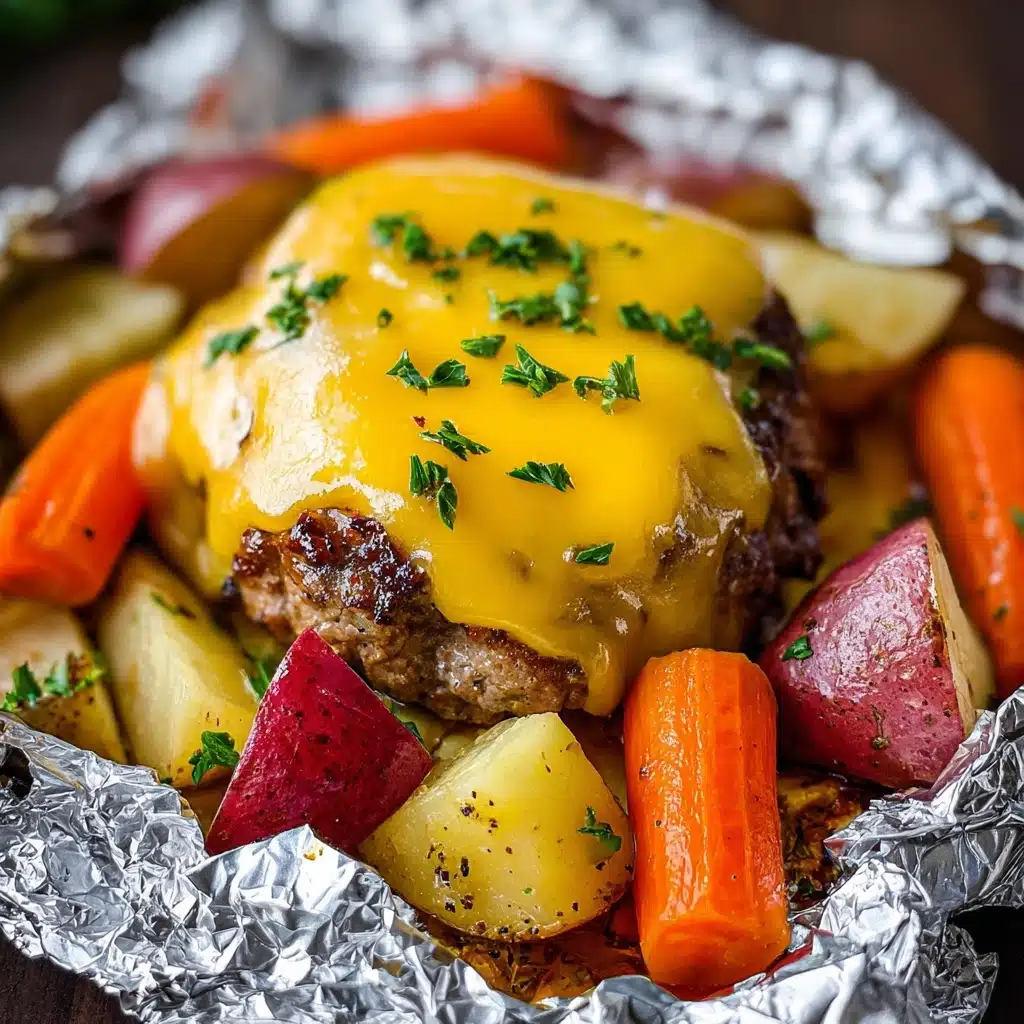 Hobo Hamburger Foil Packet Dinner Recipe - Recipe Image
