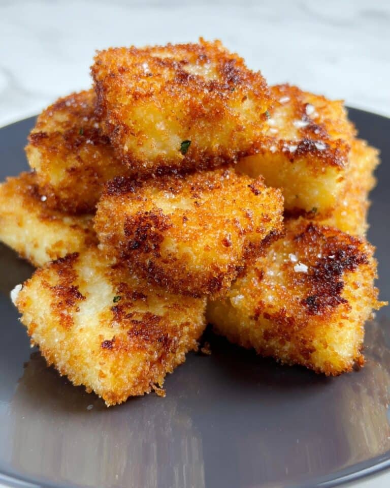 Crispy Fried Feta Cheese Bites Recipe