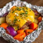 Hobo Hamburger Foil Packet Dinner Recipe