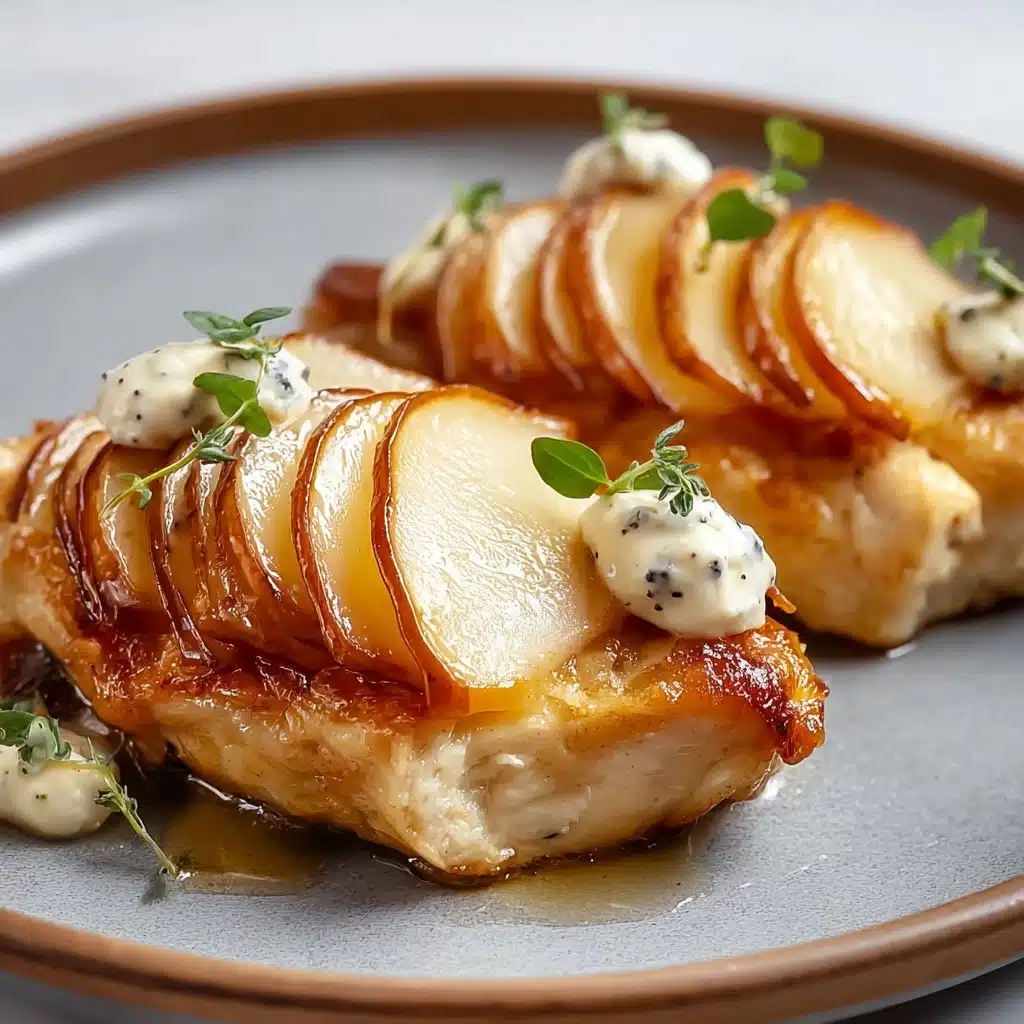 Maple Glazed Apple and Brie Stuffed Chicken Delight Recipe - Recipe Image
