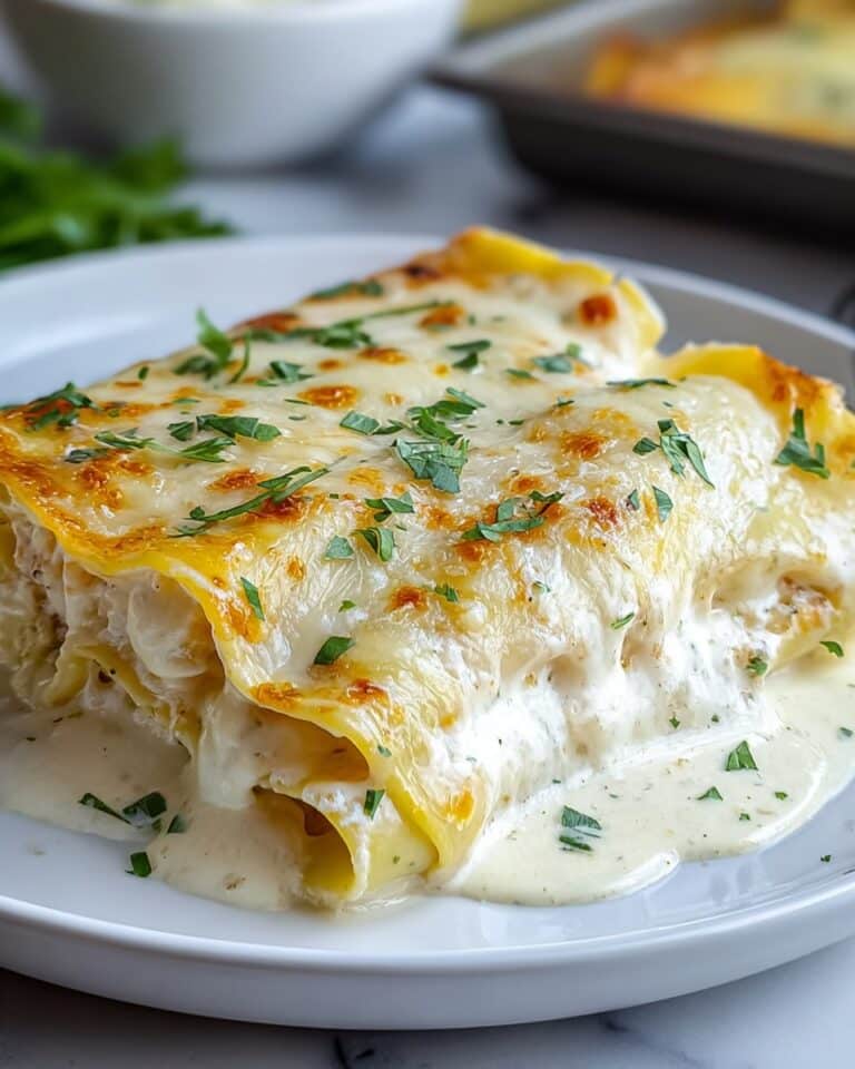 Creamy White Chicken Enchiladas Recipe