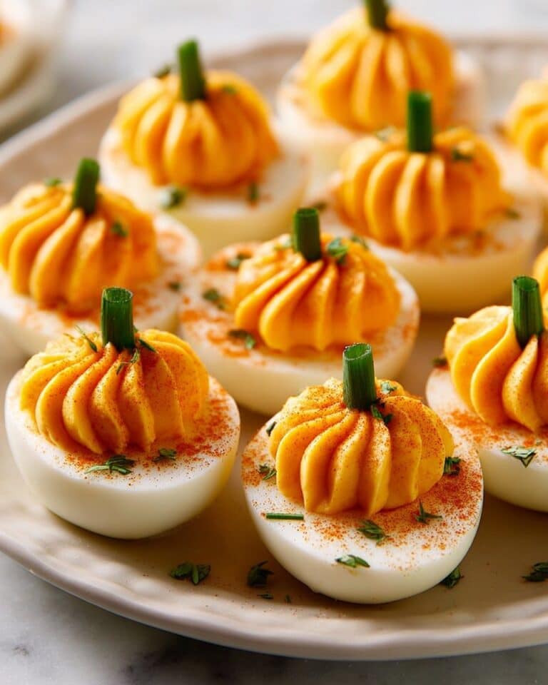 Pumpkin Patch Deviled Eggs Recipe