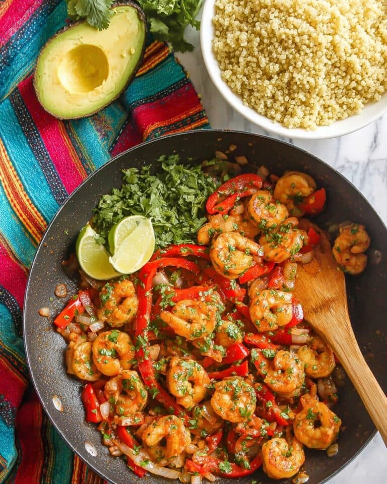 Easy Mexican Shrimp Skillet Recipe