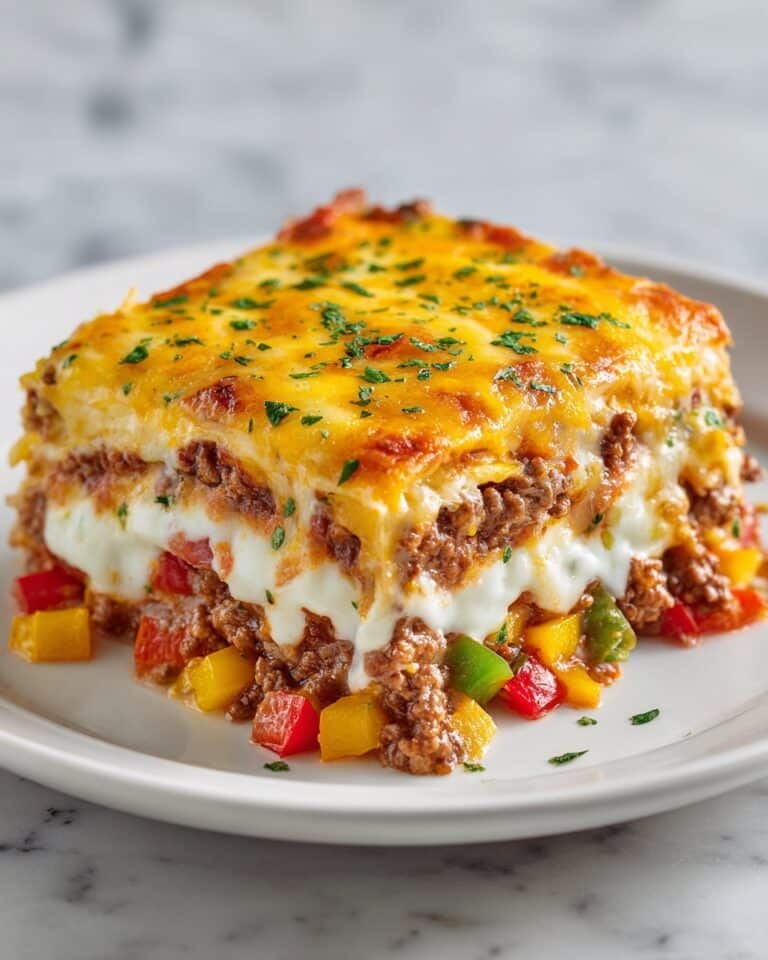 Philly Cheesesteak Meatloaf Recipe