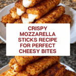 Crispy Mozzarella Sticks Recipe for Cheesy Perfection Recipe