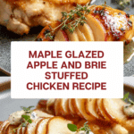 Maple Glazed Apple and Brie Stuffed Chicken Delight Recipe