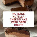 No bake Nutella cheesecake Recipe